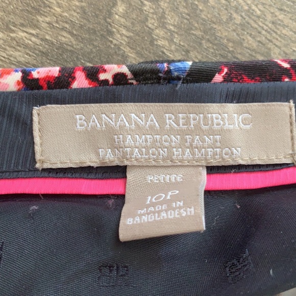 BANANA REPUBLIC Hampton pant print 10P - Picture 2 of 4